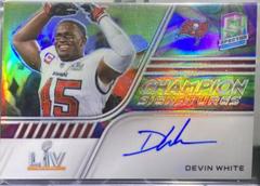 Devin White [Marble] Football Cards 2022 Panini Spectra Champion Signatures Prices