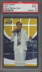Jay Z [Gold Refractor] #101 Basketball Cards 2005 Finest Prices