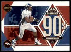 Shannon Sharpe #DD-5 Football Cards 2022 Panini Legacy Decade of Dominance Prices
