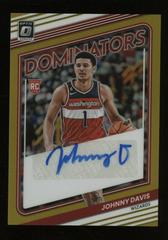 Johnny Davis [Gold] #RDS-JDV Basketball Cards 2022 Panini Donruss Optic Rookie Dominators Signatures Prices