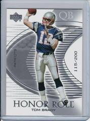 Tom Brady [Silver] #59 Football Cards 2003 Upper Deck Honor Roll Prices