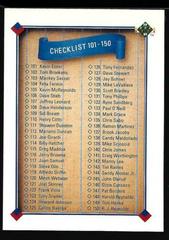 1991 Checklist 151-200 #200 Baseball Cards 1991 Upper Deck Prices
