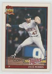 Jack Morris #82T Baseball Cards 1991 Topps Traded Prices
