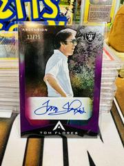 Tom Flores [Purple] #ASC-TFL Football Cards 2021 Panini Chronicles Ascension Autographs Prices