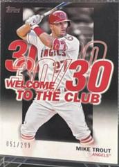 Mike Trout [Black] #WC-15 Baseball Cards 2023 Topps Welcome to the Club Prices