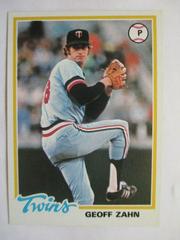 Geoff Zahn #27 Baseball Cards 1978 Topps Prices