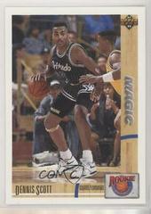 Dennis Scott #R2 Basketball Cards 1991 Upper Deck Rookie Standouts Prices
