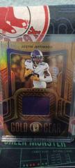 Justin Jefferson Football Cards 2022 Panini Gold Standard Gear Prices