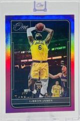 LeBron James [Pink] #18 Basketball Cards 2021 Panini One and One Prices