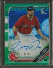 Bobby Dalbec [Green] #BD Baseball Cards 2019 Bowman Mega Box Chrome Autographs Prices