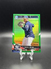 Russell Wilson [Green Refractor] #BCP151 Baseball Cards 2018 Bowman Chrome Prospects Prices