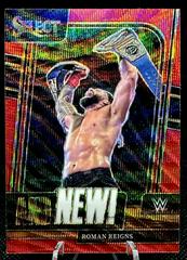 Roman Reigns [Red Wave] #6 Wrestling Cards 2023 Panini Select WWE And NEW Prices