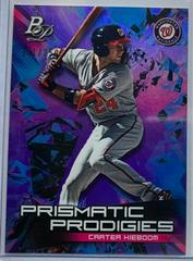 Carter Kieboom [Purple] #14 Baseball Cards 2019 Bowman Platinum Prismatic Prodigies Prices