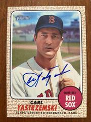 Carl Yastrzemski Baseball Cards 2017 Topps Heritage Real One Autographs Prices