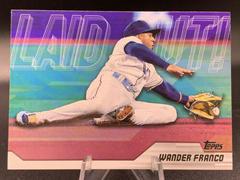 Wander Franco #LO-20 Baseball Cards 2023 Topps Update Laid Out Prices