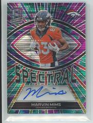 Marvin Mims #17 Football Cards 2023 Panini Spectra Rookie Autograph Prices