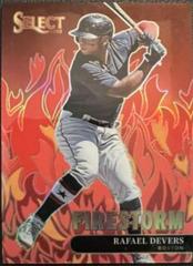 Rafael Devers Baseball Cards 2022 Panini Select Firestorm Prices
