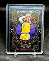LeBron James [Orange] #11 Basketball Cards 2022 Panini Obsidian Orbital Prices