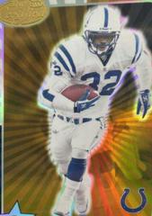 Edgerrin James [2 Star Mirror Gold] Football Cards 2000 Leaf Certified Prices