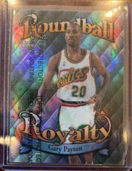 Gary Payton [Refractor, w/Coating] #R7 Basketball Cards 1998 Topps Roundball Royalty Prices