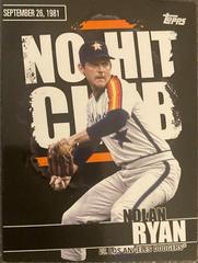 Nolan Ryan [Black] Baseball Cards 2022 Topps No Hit Club Prices