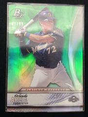 Orlando Arcia [Green] Baseball Cards 2016 Bowman Platinum Presence Prices
