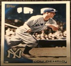 Lou Gehrig #250 Baseball Cards 2010 Topps Prices