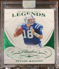 Peyton Manning [Emerald] #81 Football Cards 2019 Panini Flawless Prices