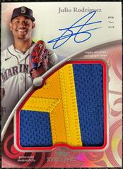 Julio Rodriguez #SSJPA-JR Baseball Cards 2024 Topps Sterling Splendor Jumbo Patch Autograph Prices