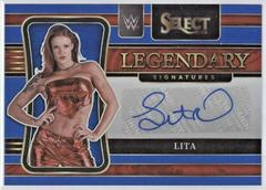 Lita #LS-LTA Wrestling Cards 2022 Panini Select WWE Legendary Signatures Prices