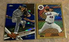 Jacob deGrom #155 Baseball Cards 2017 Topps Chrome Sapphire Prices