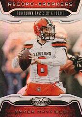 Baker Mayfield Football Cards 2019 Panini Certified Record Breakers Prices
