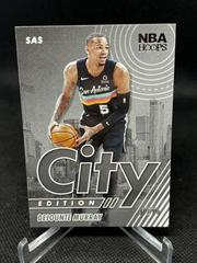 Dejounte Murray #19 Basketball Cards 2021 Panini Hoops City Edition Prices