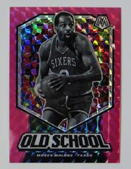 Moses Malone [Pink Fluorescent] Basketball Cards 2019 Panini Mosaic Old School Prices