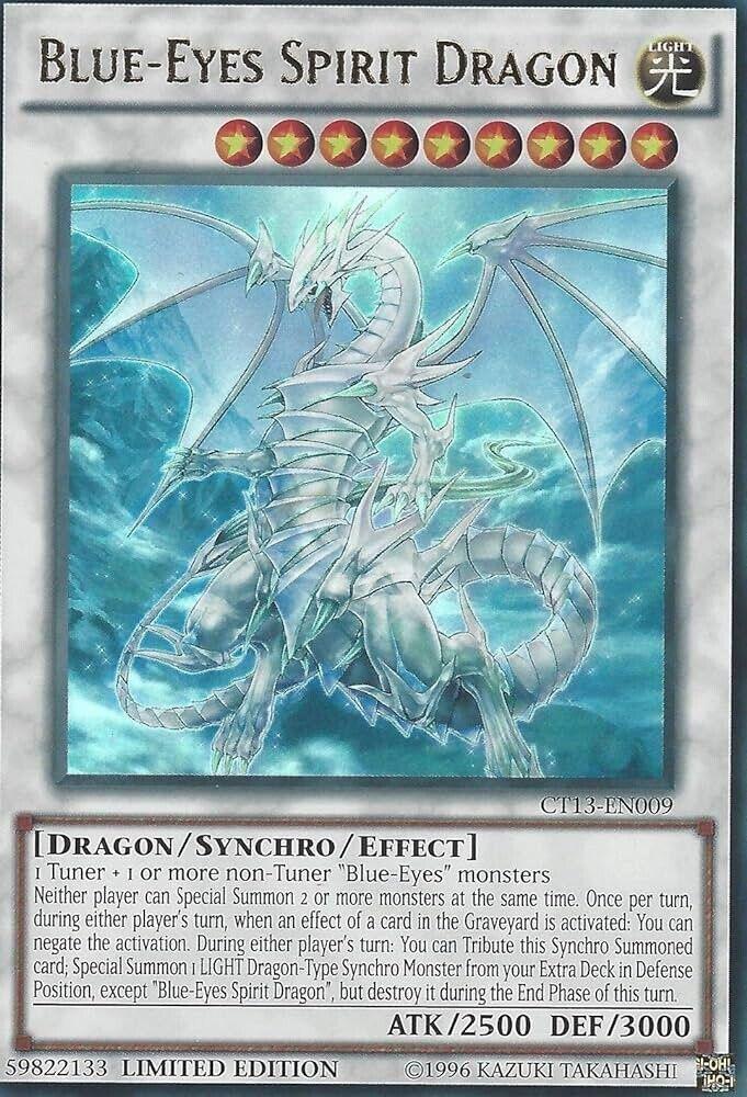 Blue-Eyes Spirit Dragon [Quarter Century Secret Rare] RA02-EN030 YuGiOh 25th Anniversary Rarity Collection II