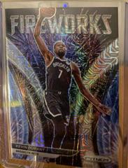 Kevin Durant [Mojo Prizm] #8 Basketball Cards 2021 Panini Prizm Fireworks Prices
