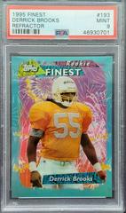 Derrick Brooks [Refractor] #193 Football Cards 1995 Topps Finest Prices