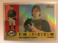 Tim Lincecum [Refractor] #C87 Baseball Cards 2009 Topps Heritage Chrome Prices