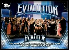 The Women's Division Celebrates the End of the First WWE All Women's Event Wrestling Cards 2019 Topps WWE Women's Division Evolution Prices