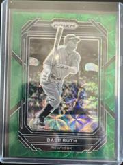 Babe Ruth [Green Scope] #2 Baseball Cards 2023 Panini Prizm Prices