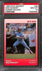 Mike Schmidt [Career Fielding] #39 Baseball Cards 1988 Star Schmidt Prices