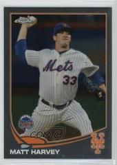 Matt Harvey Baseball Cards 2013 Topps Chrome Update Prices