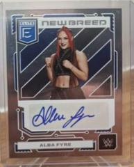 Alba Fyre #19 Wrestling Cards 2023 Donruss Elite WWE New Breed Autograph Prices