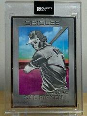 Cal Ripken [Silver Frame Artist Proof] Baseball Cards 2020 Topps Project 2020 Prices