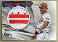 Juan Soto #CFP-JS Baseball Cards 2022 Topps City Flag Patch Relics Prices