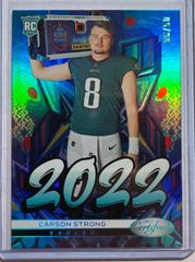 Carson Strong [Teal] #2022-6 Football Cards 2022 Panini Certified 2022 Prices