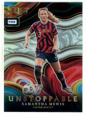 Samantha Mewis #19 Soccer Cards 2022 Panini Select FIFA Unstoppable Prices