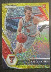 Mac McClung [Gold Shimmer Prizm] #39 Basketball Cards 2021 Panini Prizm Draft Picks Prices