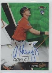 Austin Hays [Green Wave Refractor] Baseball Cards 2018 Topps Finest Autographs Prices