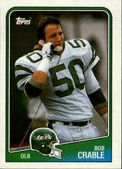 Bob Crable #312 Football Cards 1988 Topps Prices
